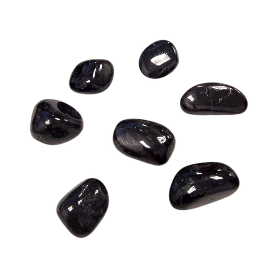 Black Star Diopside Tumble Stone – polished tumble stone for crystal healing and meditation