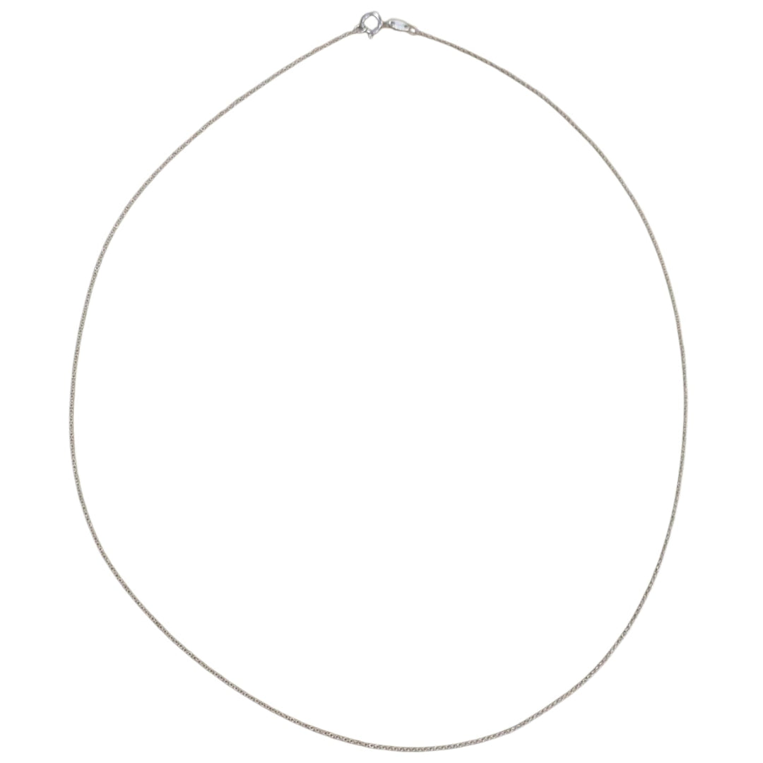 GeoFossils Sterling Silver Chain amazing for showing off your pendants.