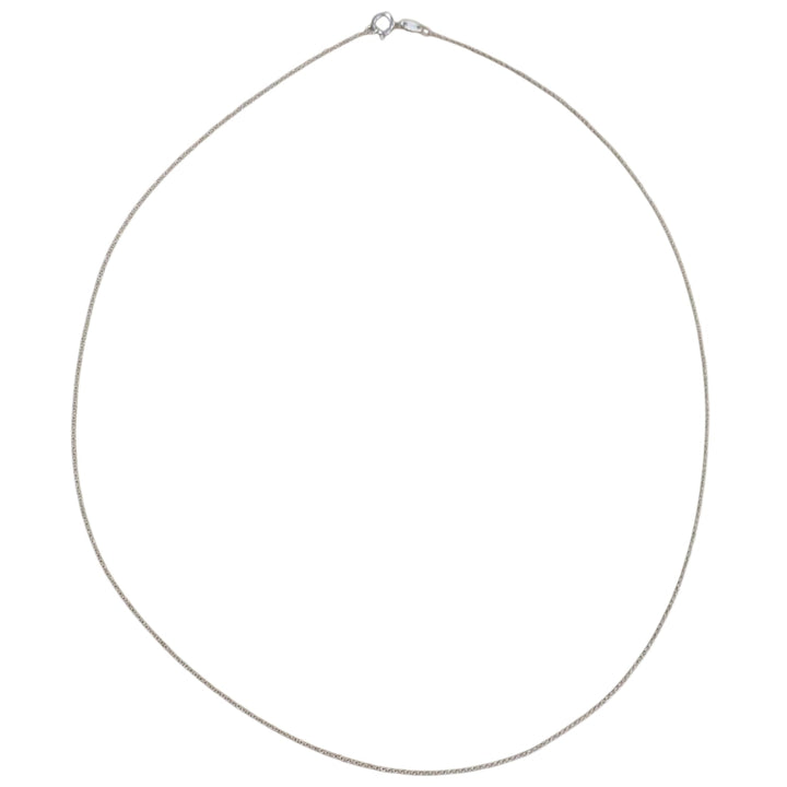 GeoFossils Sterling Silver Chain amazing for showing off your pendants.