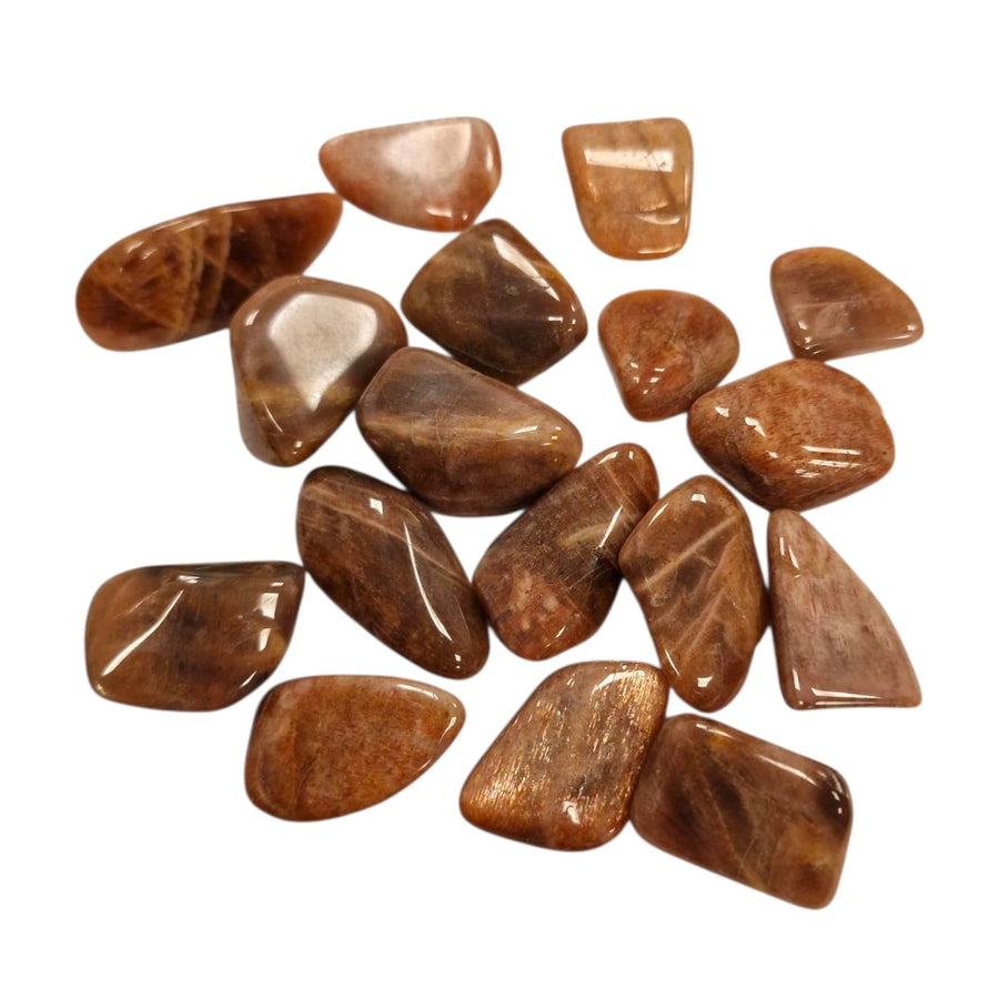 Sunstone Lattice Effect Tumble Stone – Crystal of Joy, Empowerment and Energetic Clarity from Tanzania – polished tumble stone for crystal healing and meditation