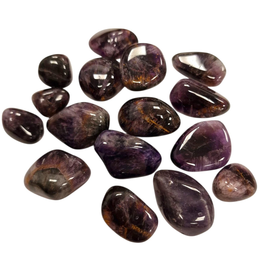 Super Seven Tumble Stone (Melody’s Stone) – Crystal of Spiritual Expansion, Chakra Alignment and Intuitive Power – polished tumble stone for crystal healing and meditation