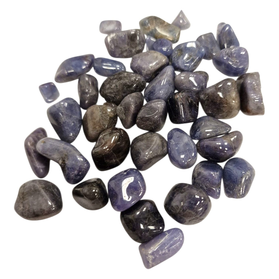 Tanzanite Tumble Stone – Crystal of Higher Consciousness, Heart Alignment and Spiritual Insight – polished tumble stone for crystal healing and meditation