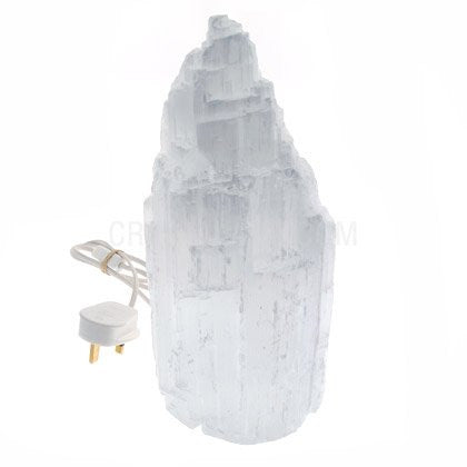 Selenite Skyscraper Lamp - Large