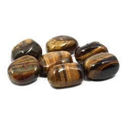 Tiger Eye Tumble Stone (25-30mm) Single Stone – polished tumble stone for crystal healing and meditation