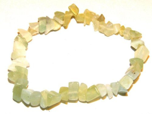 Jade Gemstone Chip Bracelet