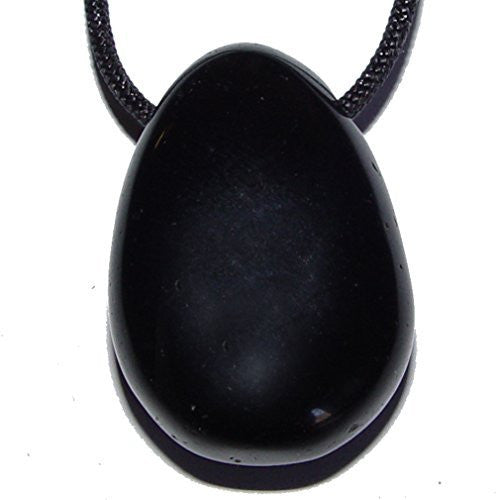 Black Obsidian Polished Drilled Healing Crystal Tumble Stone
