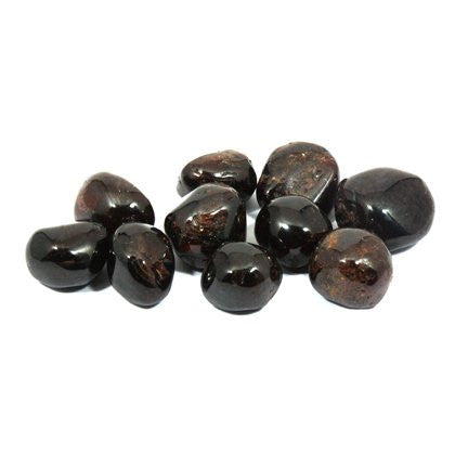 Red Garnet Tumble Stone 5 Pack – polished tumble stone for crystal healing and meditation