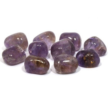 Ametrine Tumble Stone – polished tumble stone for crystal healing and meditation