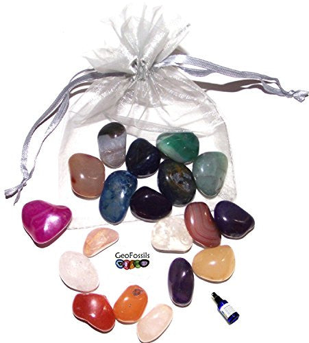 Large Mixed Tumble Stones 250g – polished tumble stone for crystal healing and meditation