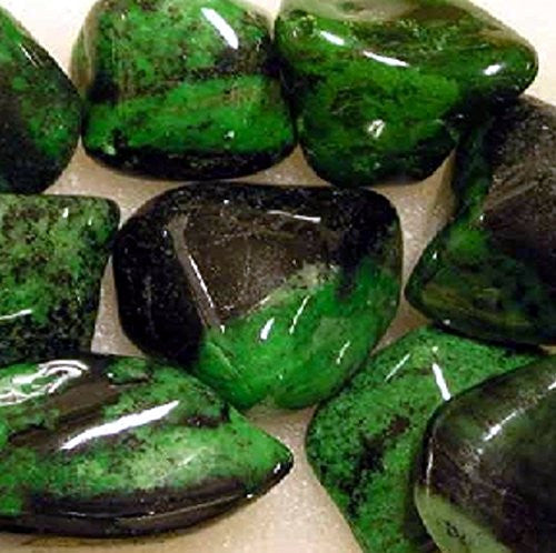 Transvaal Chrome Jade Tumble Stone – polished tumble stone for crystal healing and meditation