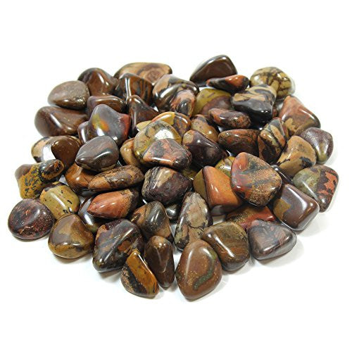 Autumn Jasper Polished Tumble Stone – polished tumble stone for crystal healing and meditation