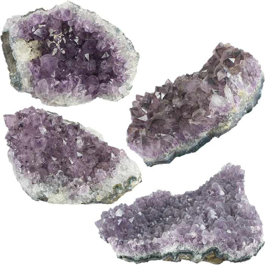 Purple crystal angular shaped, sparkly and rigid