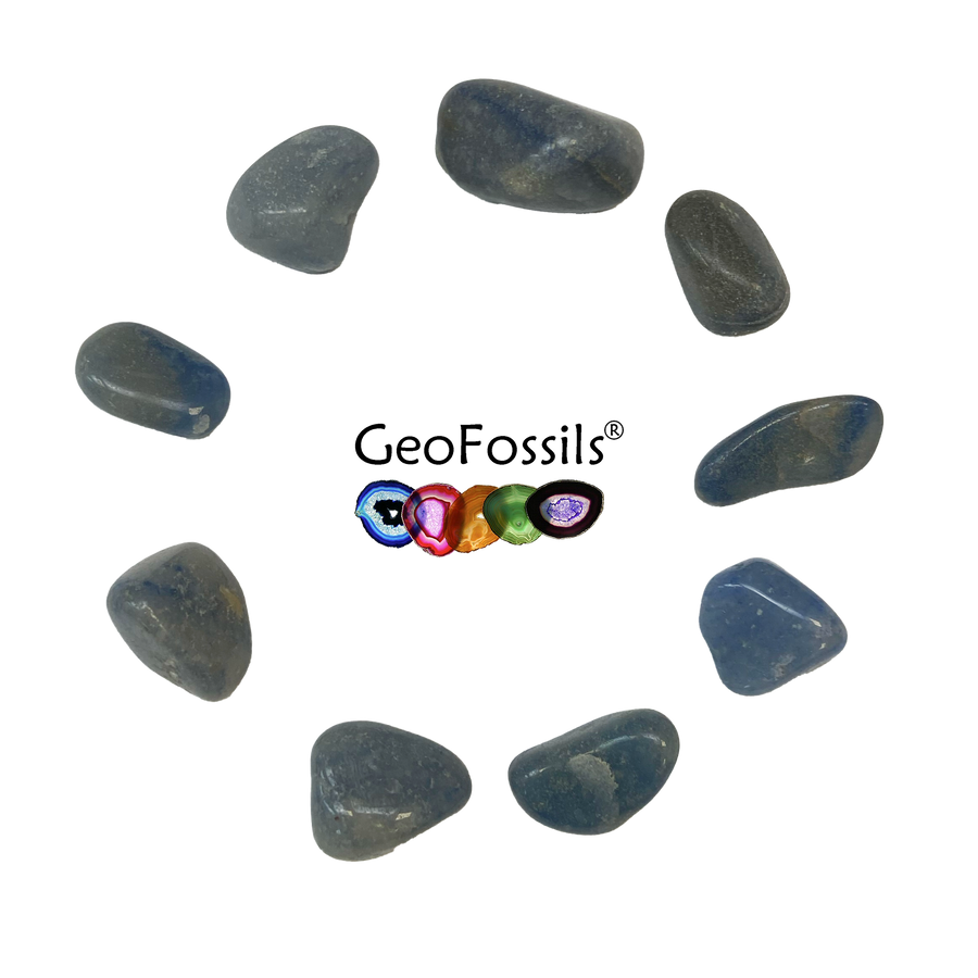 Blue Quartz Polished Healing Crystal Tumble Stone – polished tumble stone for crystal healing and meditation