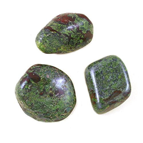 Dragon Blood Stone (Bastite) Tumble Stone (20mm-25mm) – polished tumble stone for crystal healing and meditation