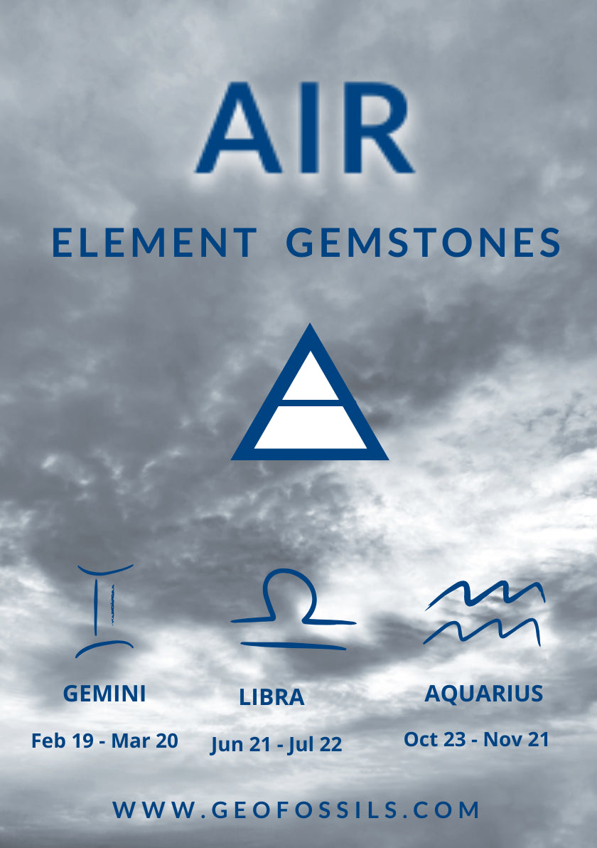 GeoFossils Air Element Gemstone Set