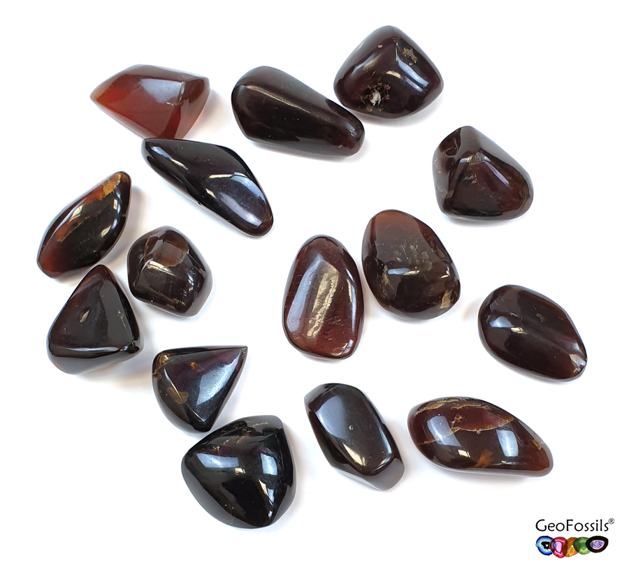 Blue Amber Tumble Stone – Rare Dominican Republic Amber – polished tumble stone for crystal healing and meditation