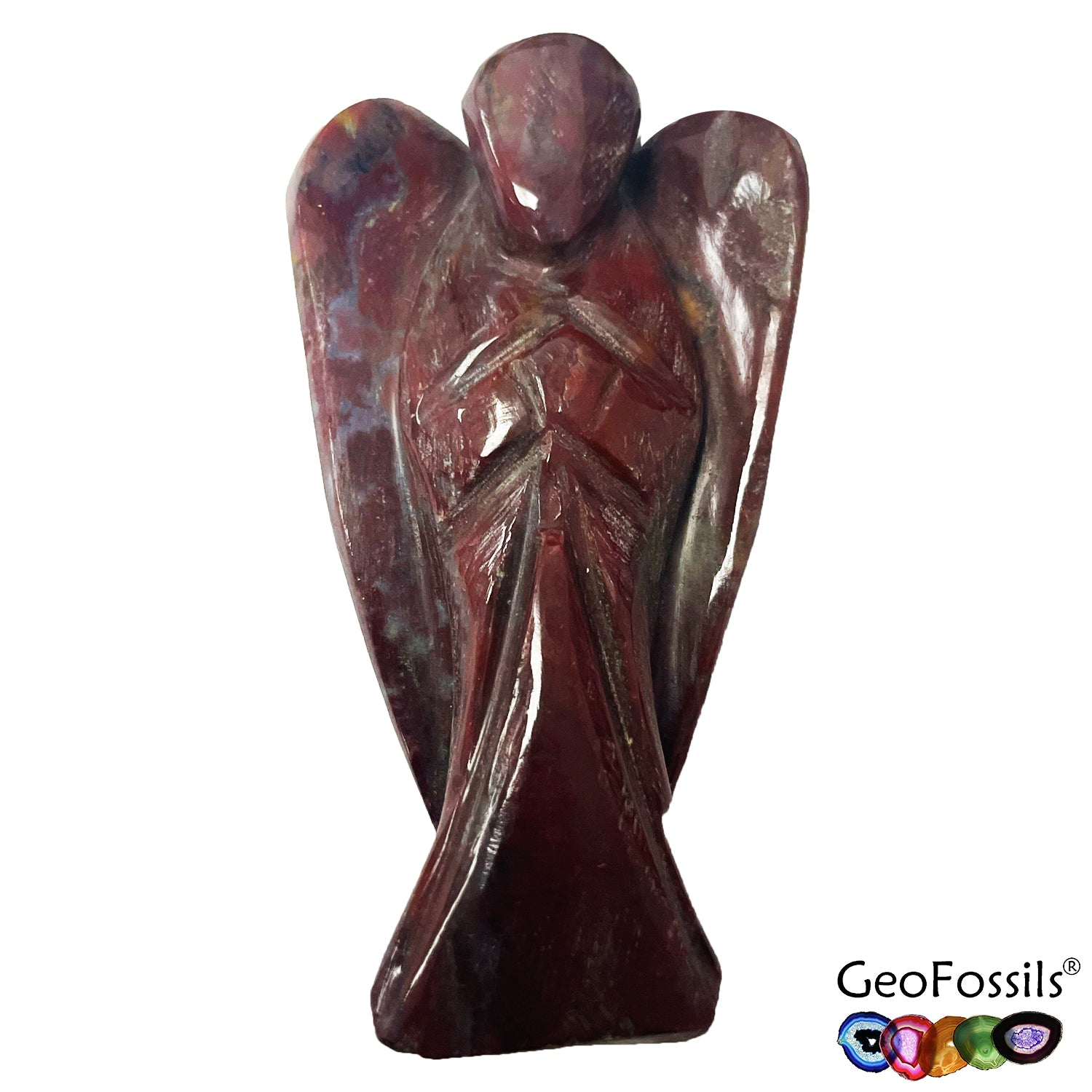 Mookaite  Polished Angel Carving