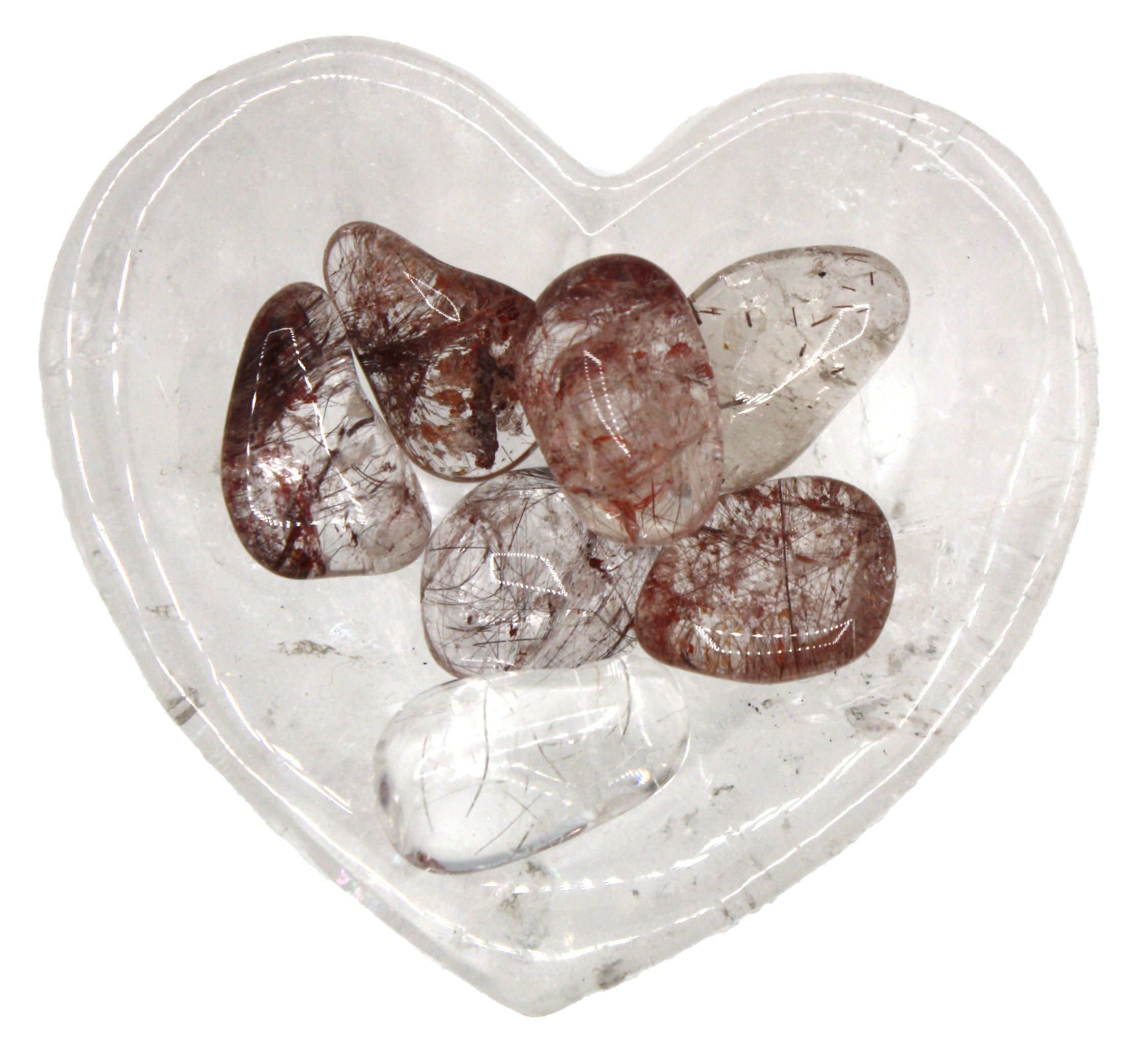 Heart Crystal Quartz 10cm Bowl
