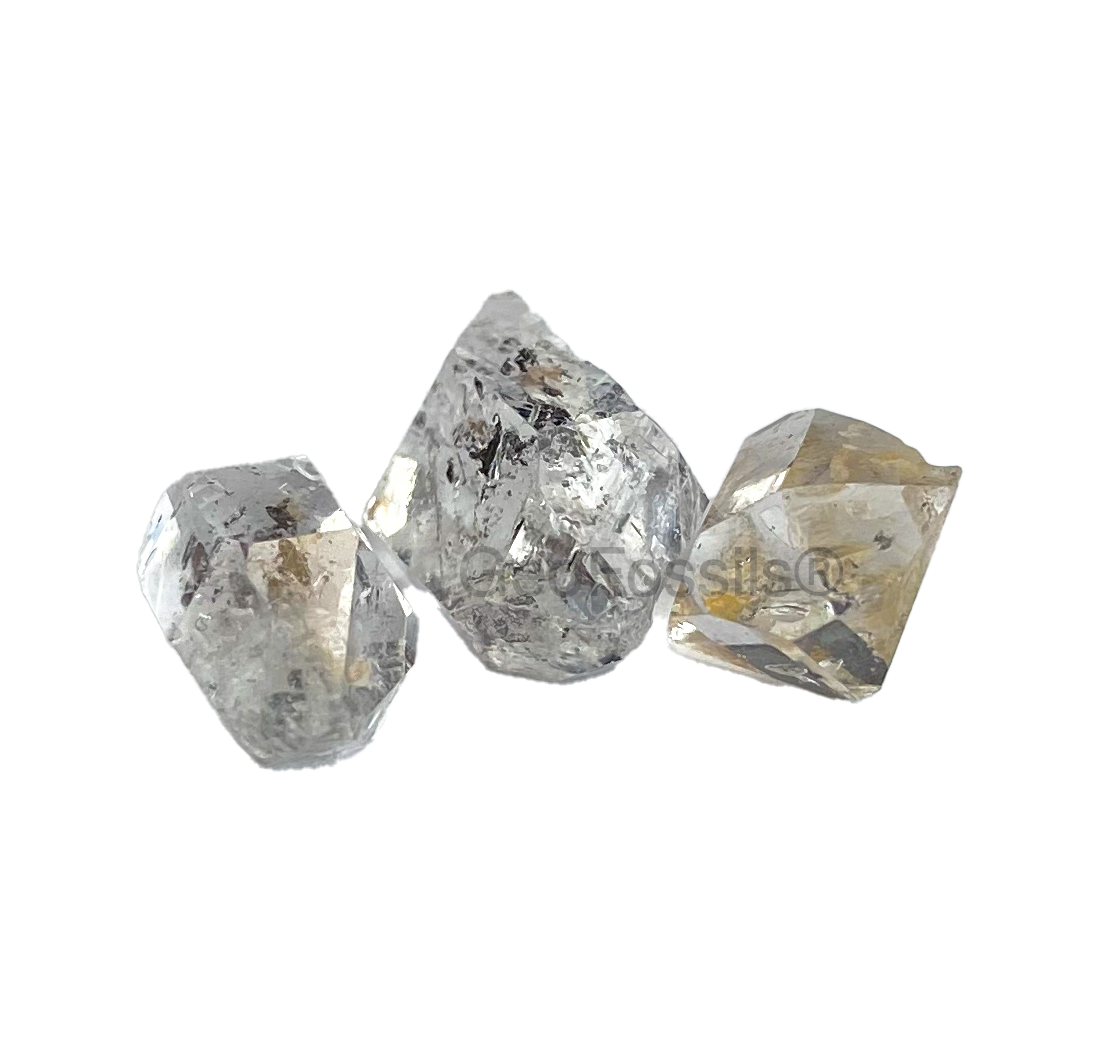 GEOFOSSILS Mineral - Herkimer Diamonds 6-8mm (5)