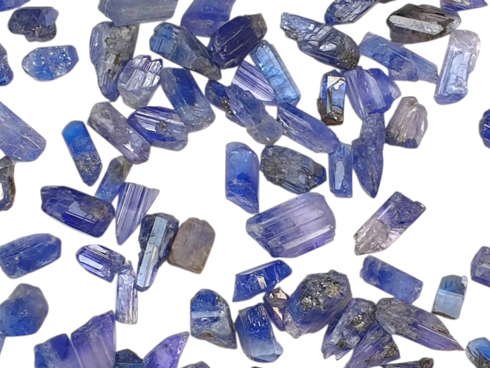 GeoFossils Collection of Rare Minerals this image shows Tanzanite