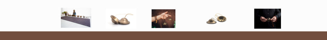 Collection of tingsha hand beaten therapy and sound