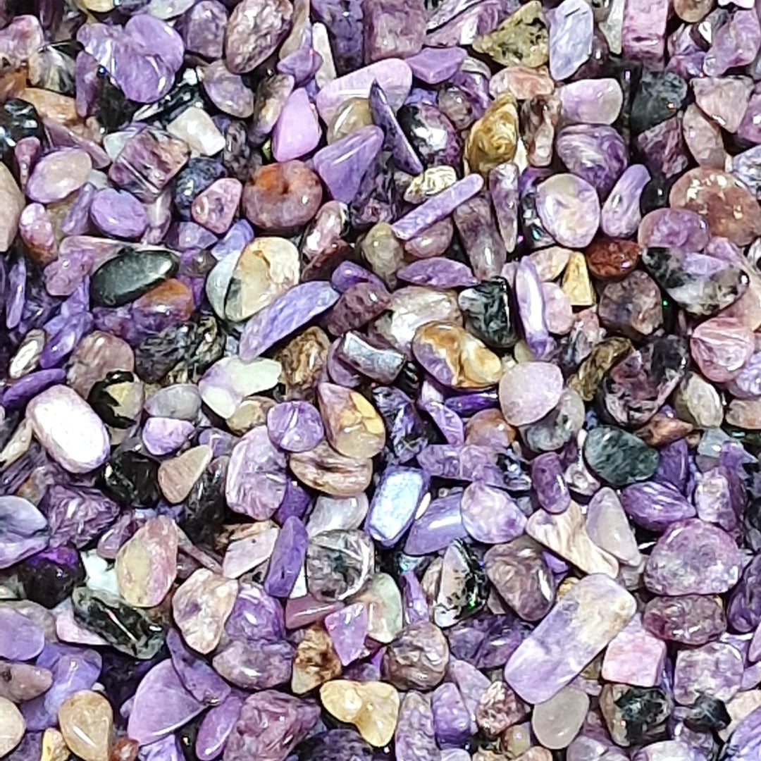 Charoite Mini Gem Chips - Unleash Your Inner Magic!