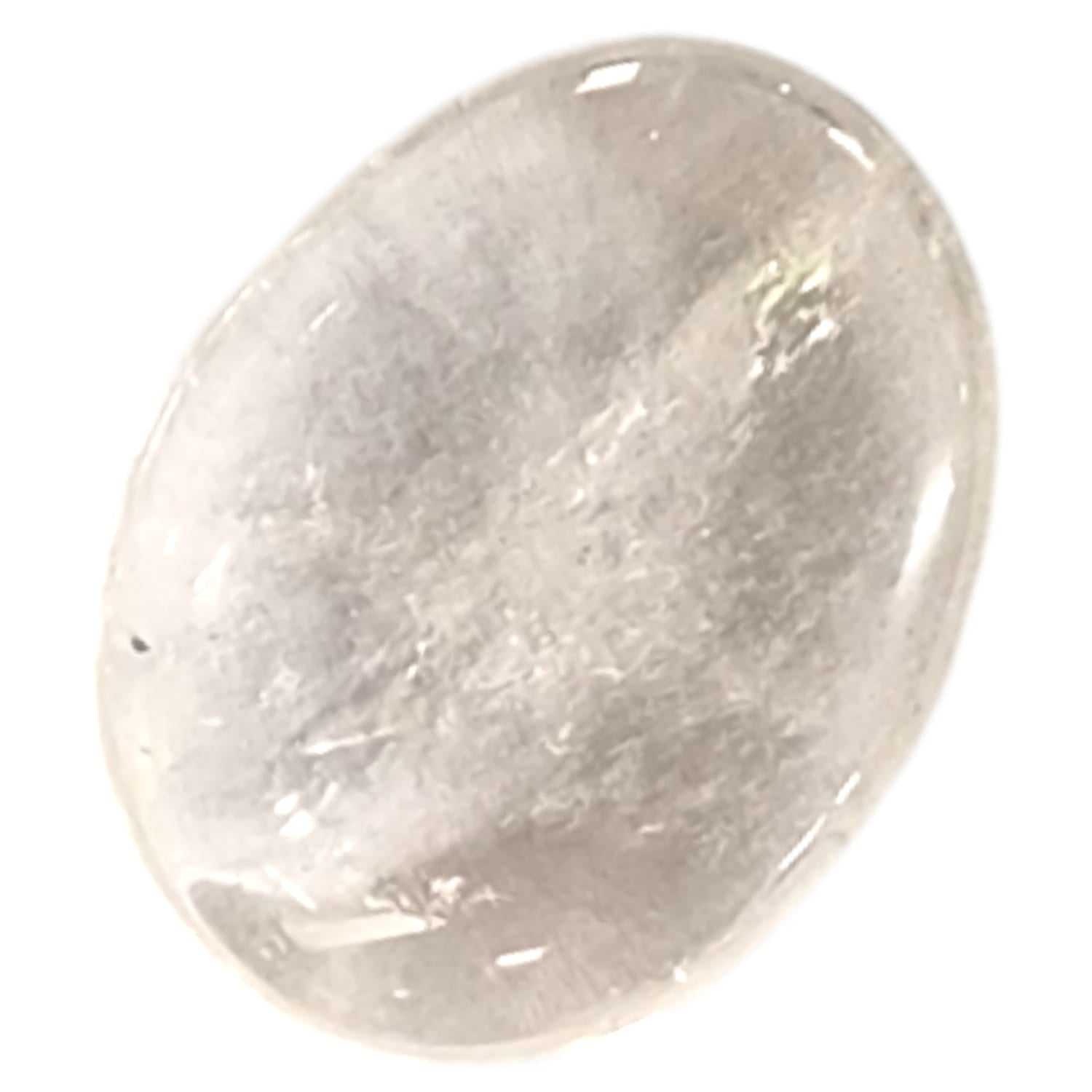 Crystal Quartz Medium Oval – a clear, high-vibration crystal known for energy amplification, healing, and clarity