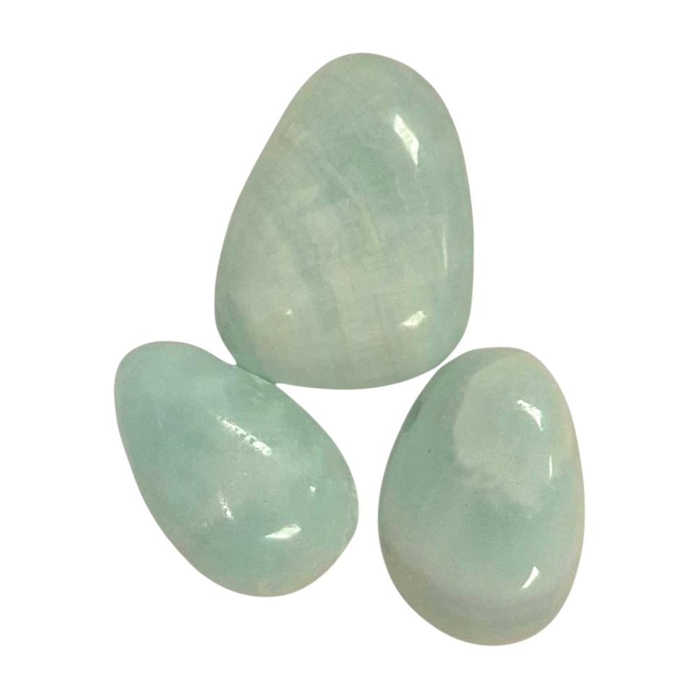 Hemimorphite drilled tumble stone pendant on a black cord – bright blue crystal for communication, emotional healing and joyful energy