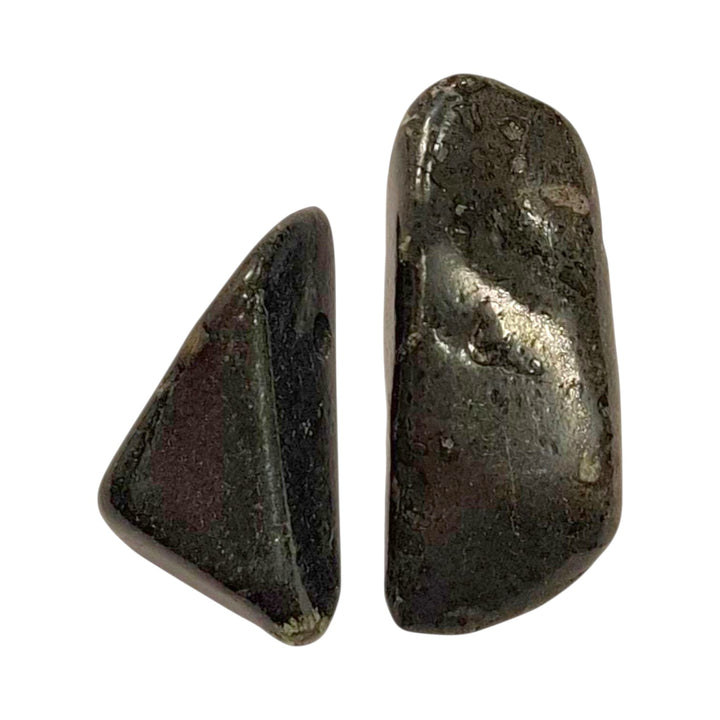 Kimberlite drilled tumble stone pendant on a black cord – deep grounding crystal for strength, transformation and ancestral healing