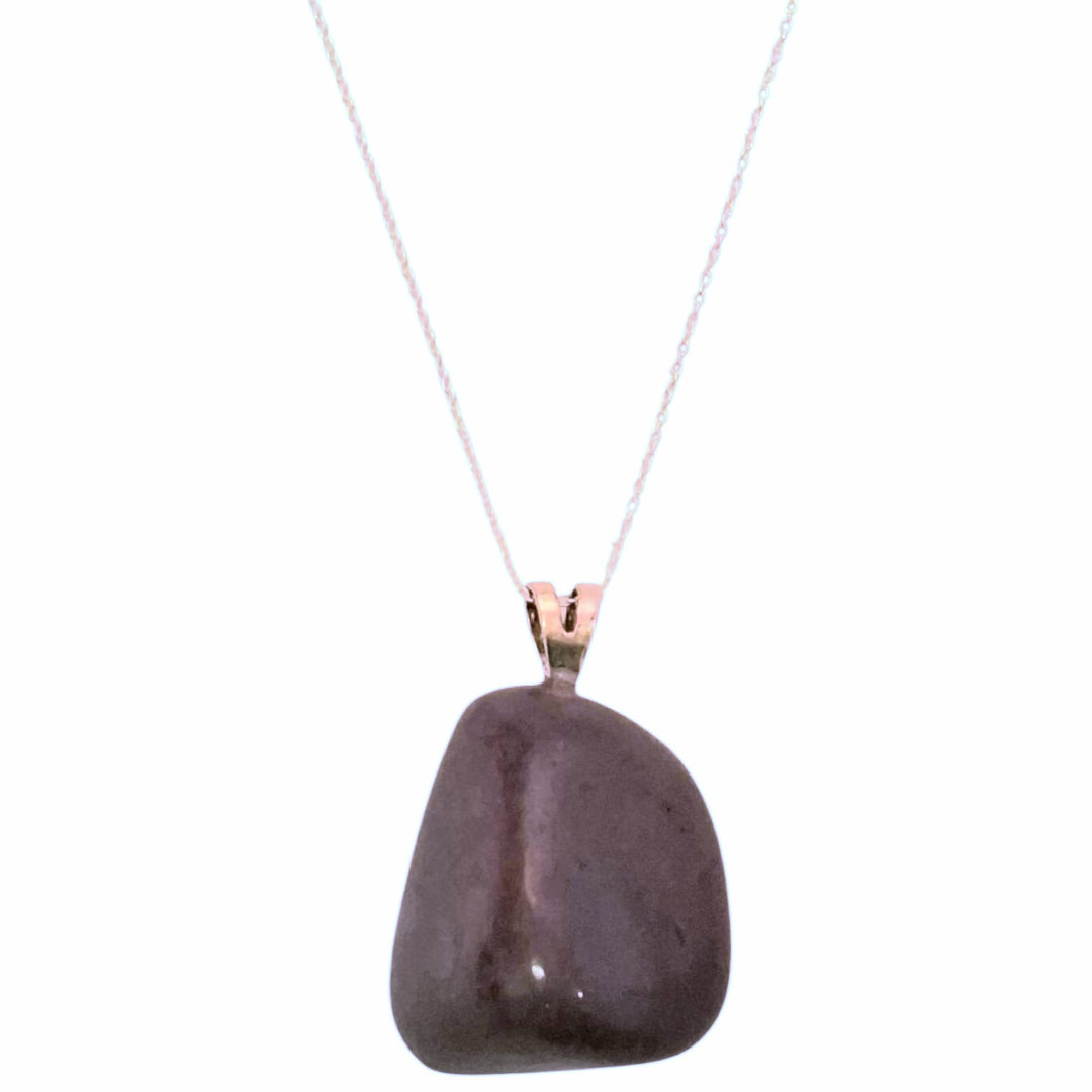 Lavender Jade pendant with soft lilac hues set in hallmarked sterling silver – crystal necklace for emotional calm, spiritual grace, and intuitive peace