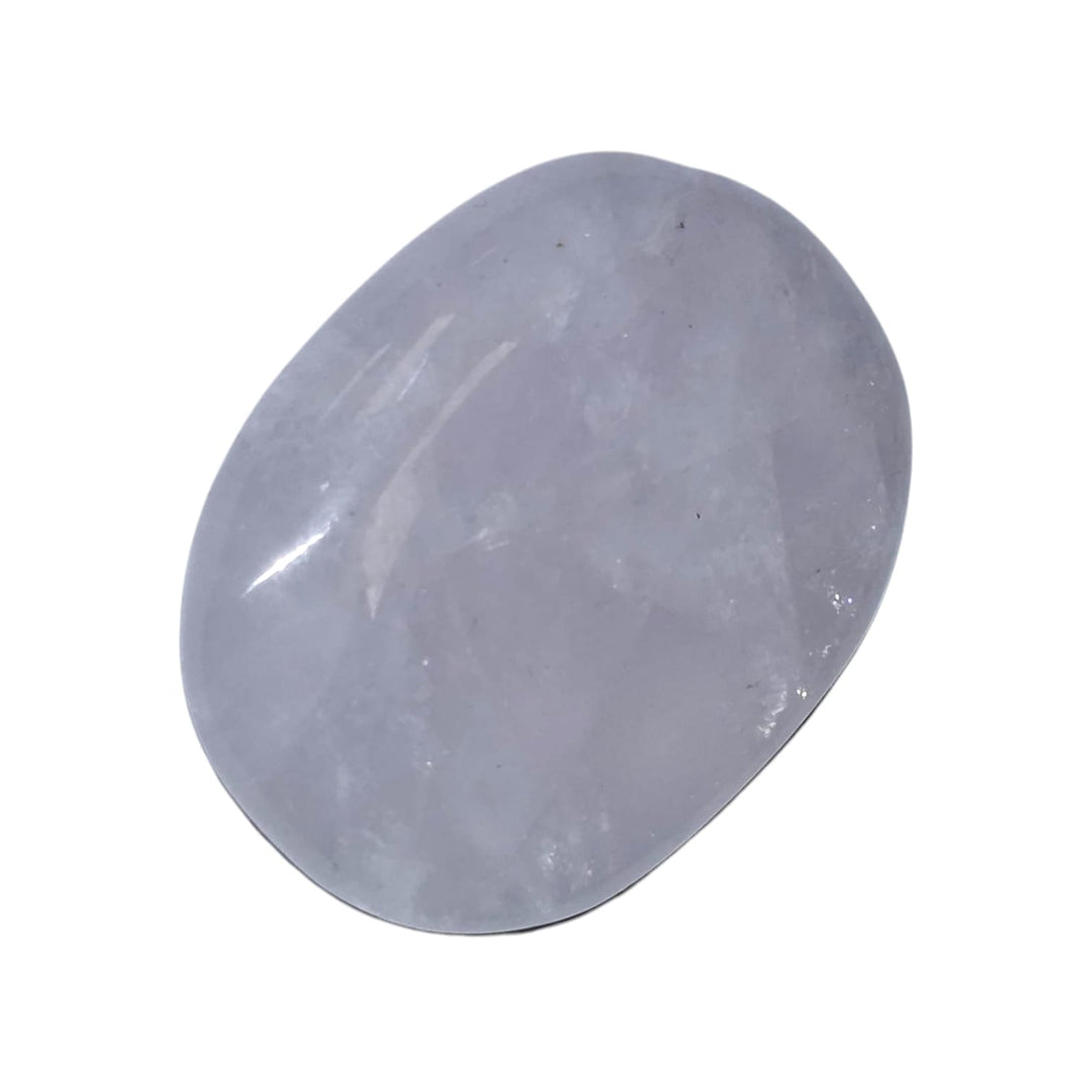 GeoFossils Lavender Quartz Medium Oval, a calming crystal for love, emotional healing, and spiritual connection.