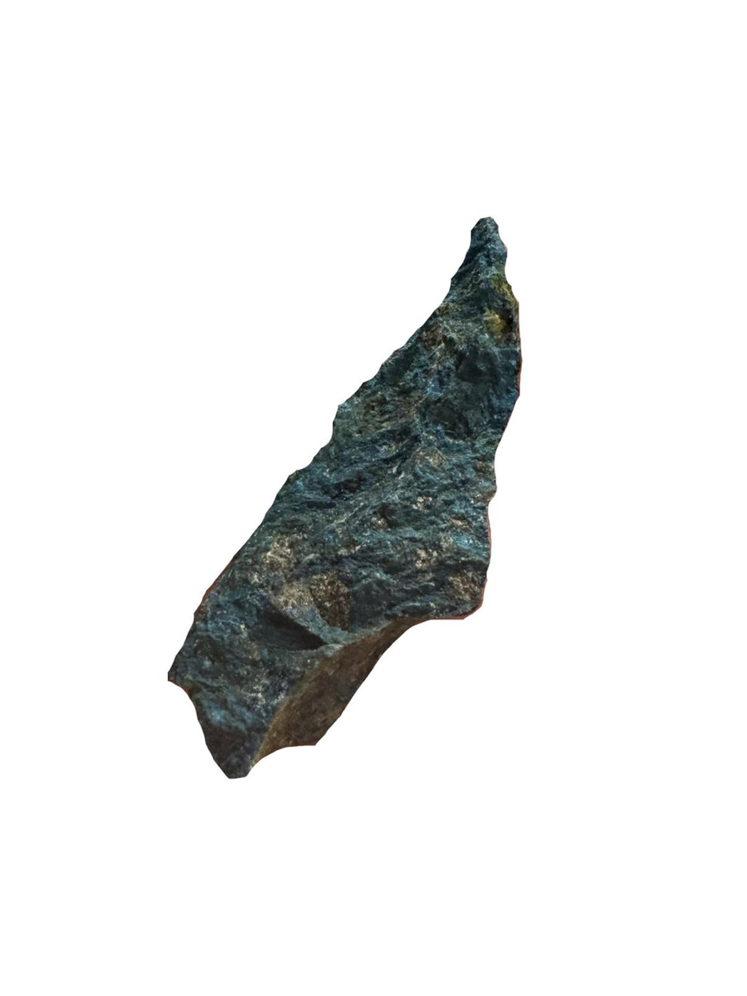 Aerinite mineral specimen with blue fibrous crystalline texture from Lleida, Catalonia, Spain – rare throat chakra stone