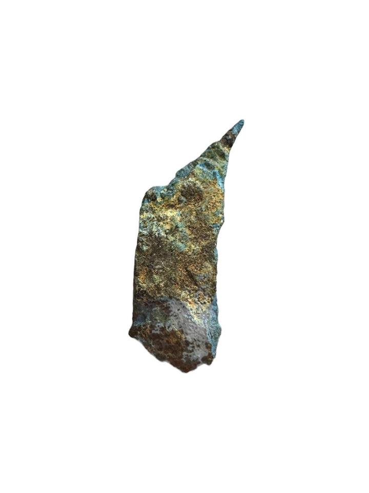 Aerinite mineral specimen with blue fibrous crystalline texture from Lleida, Catalonia, Spain – rare throat chakra stone