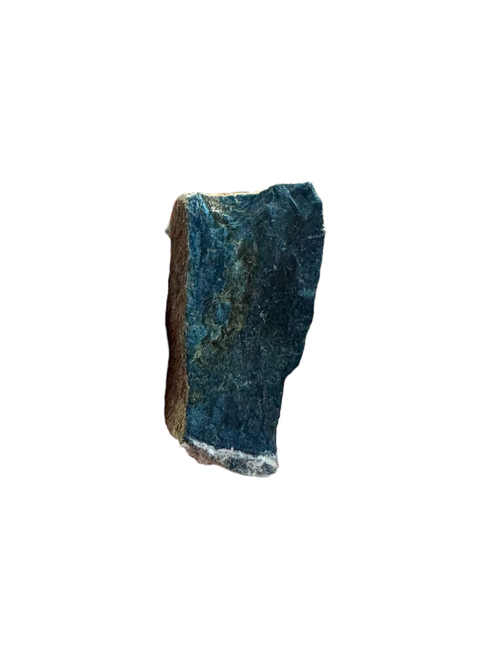 Aerinite mineral specimen with blue fibrous crystalline texture from Lleida, Catalonia, Spain – rare throat chakra stone