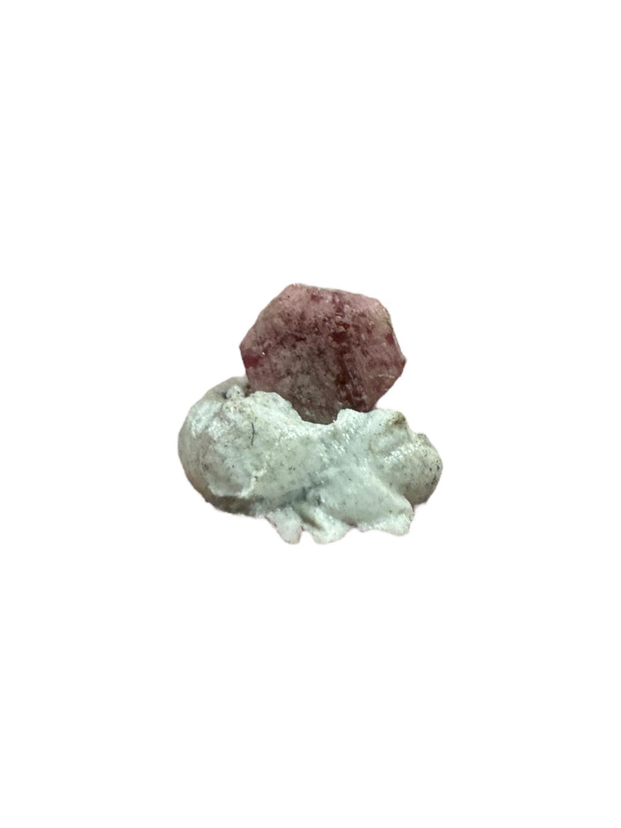 Bixbite (Red Beryl) crystal specimen with vivid red hexagonal crystals from Thomas Range, Utah