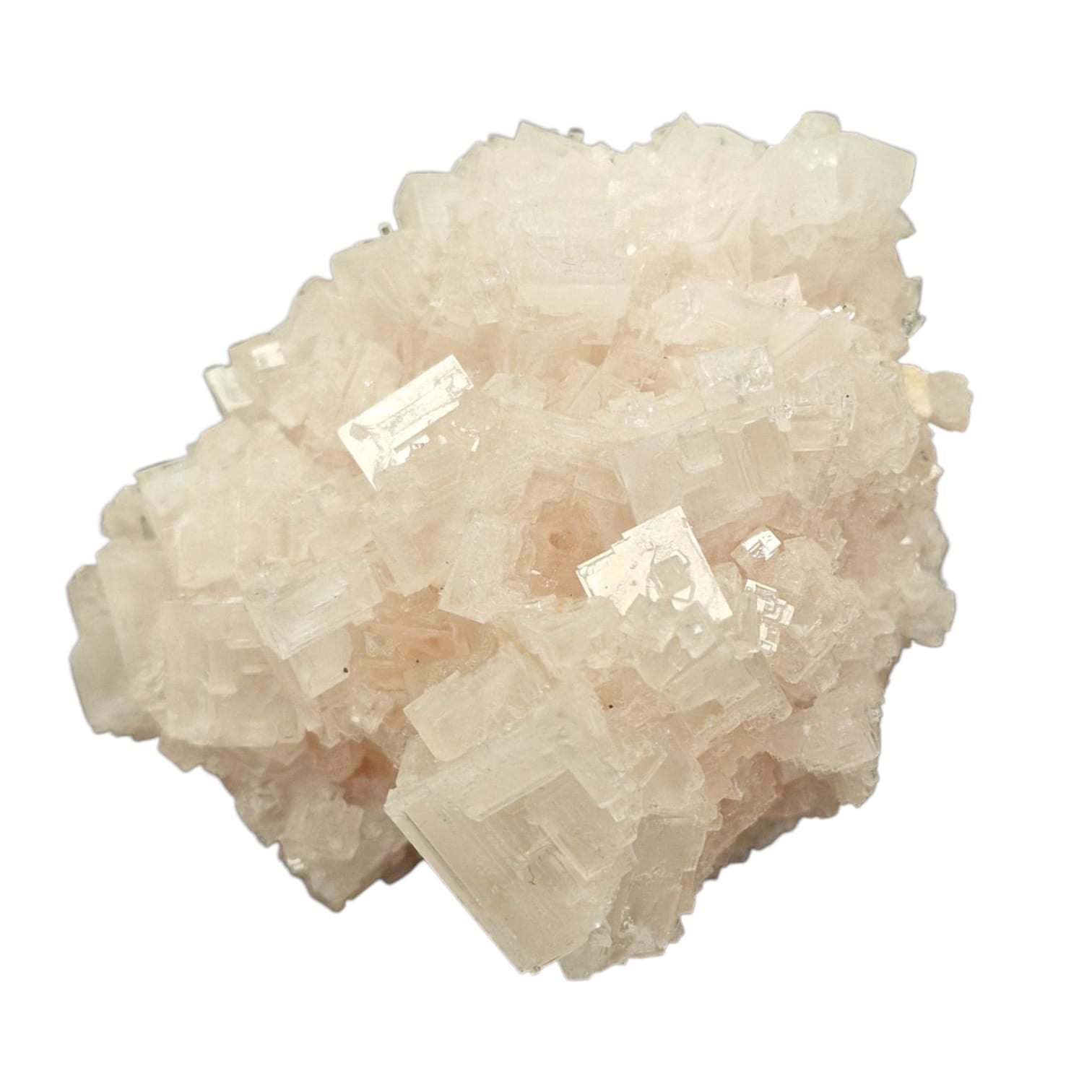 Pink Halite Mineral Specimen – Natural Salt Crystal from California