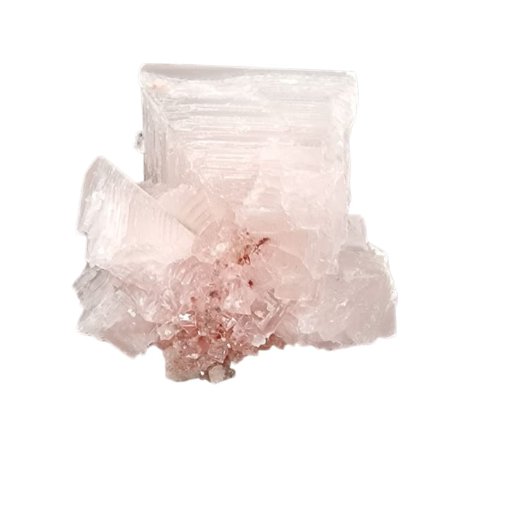 Pink Halite Mineral Specimen – Natural Salt Crystal from California
