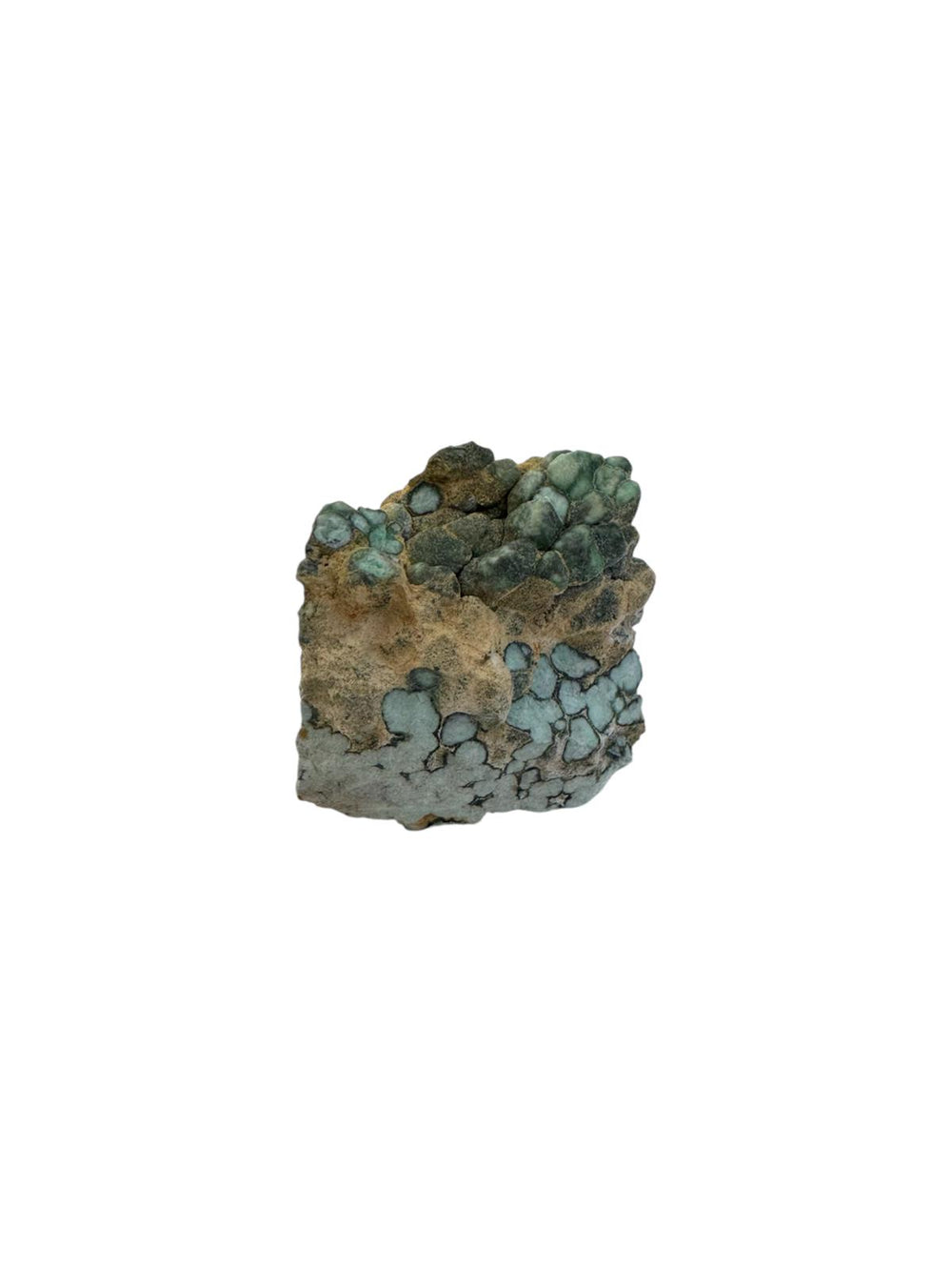 Variscite mineral specimen with natural green crystalline formation from Palazuelo de las Cuevas, Zamora, Spain