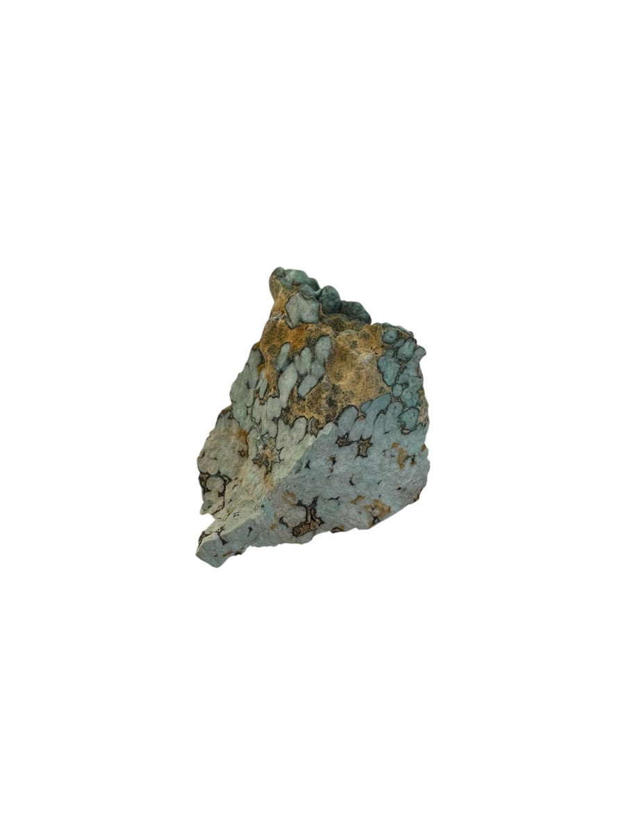 Variscite mineral specimen with natural green crystalline formation from Palazuelo de las Cuevas, Zamora, Spain