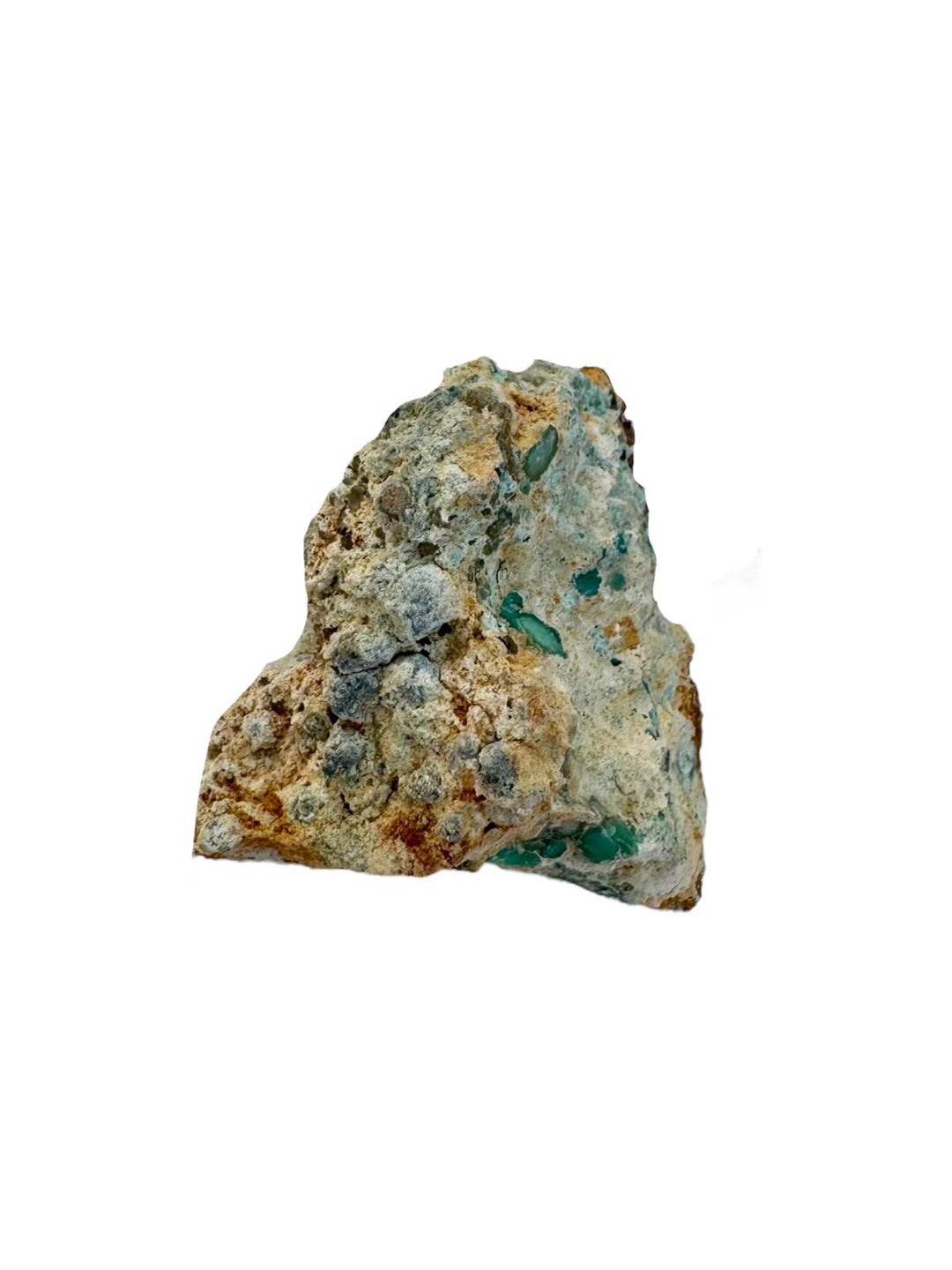 Variscite mineral specimen with natural green crystalline formation from Palazuelo de las Cuevas, Zamora, Spain
