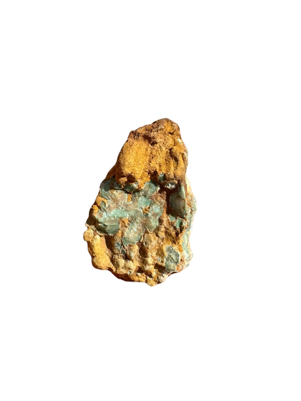 Variscite mineral specimen with natural green crystalline formation from Palazuelo de las Cuevas, Zamora, Spain
