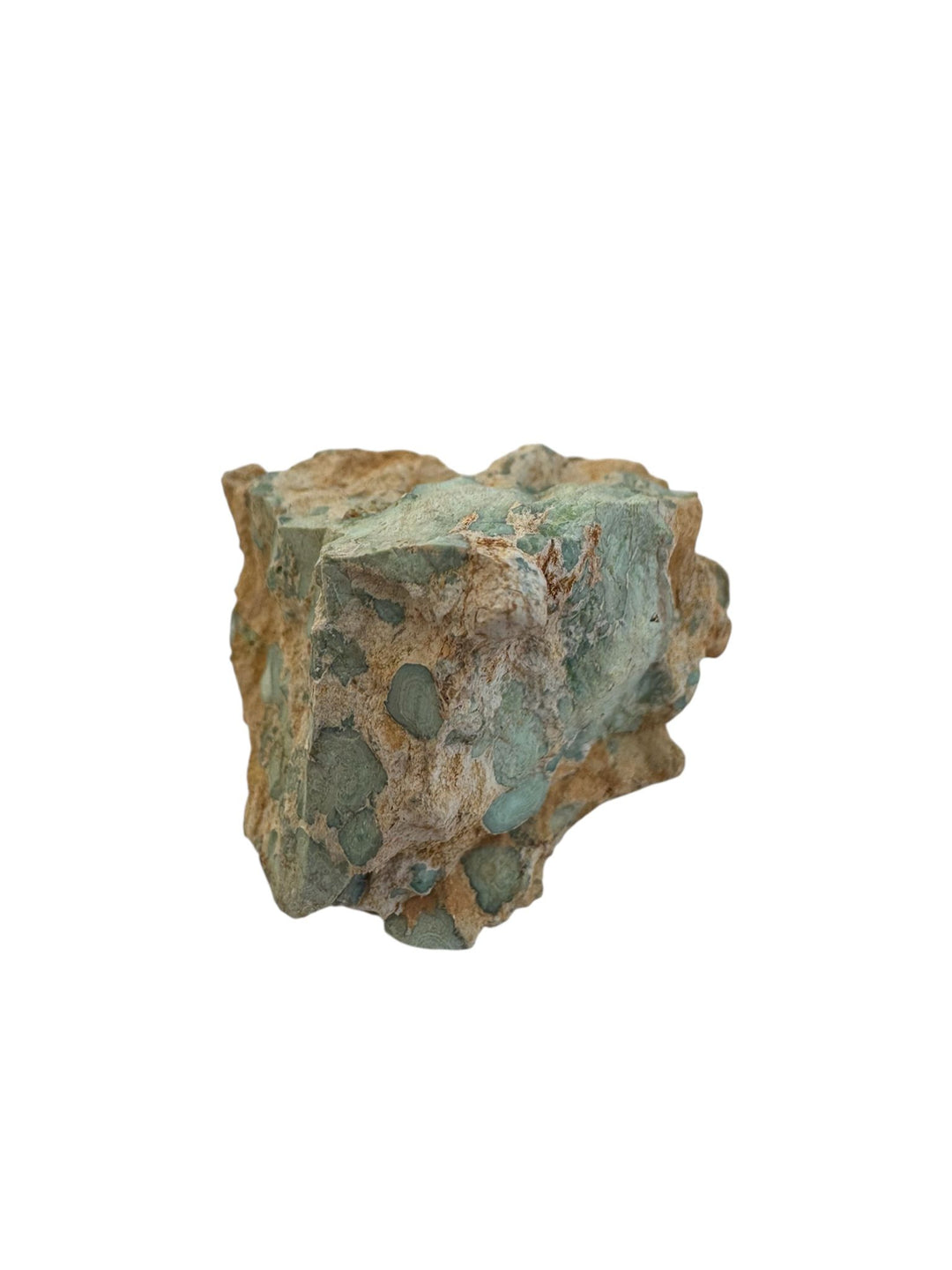 Variscite mineral specimen with natural green crystalline formation from Palazuelo de las Cuevas, Zamora, Spain