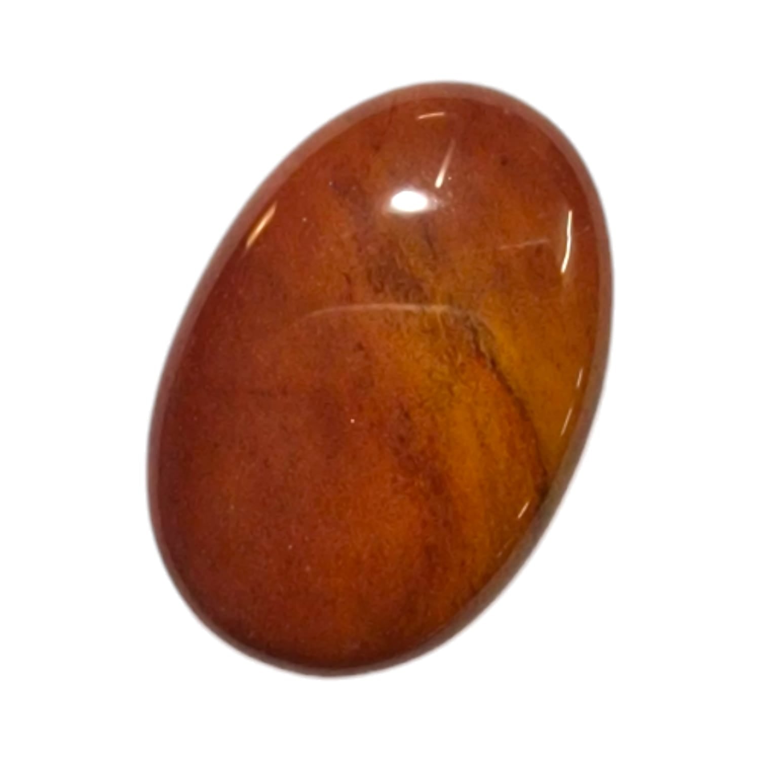 GeoFossils Mookaite Medium Oval, an earthy crystal for vitality, grounding, and personal growth.