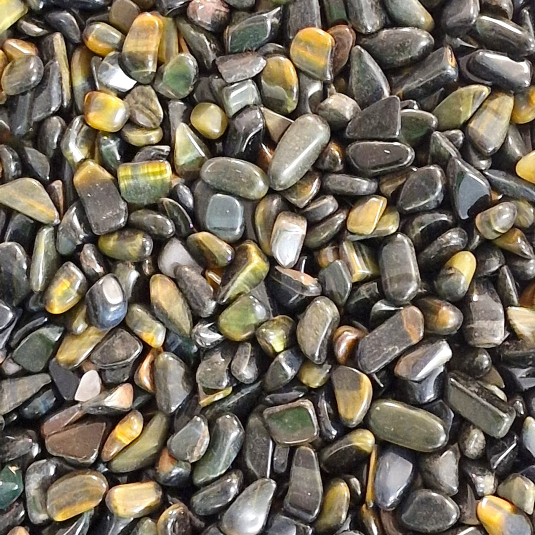 Multi Tiger’s Eye Mini Gem Chips – Unleash Your Inner Power and Focus