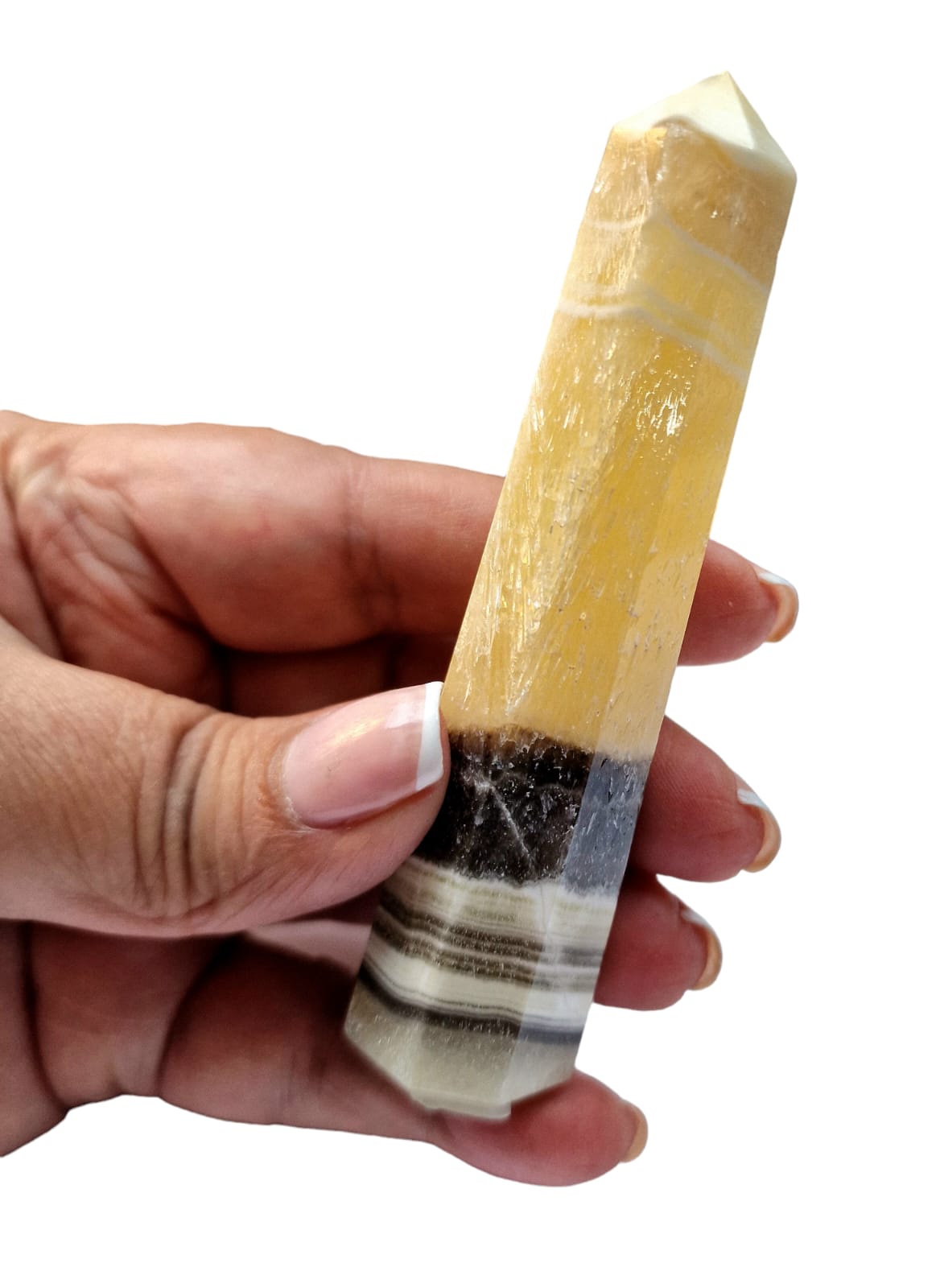 Zebra Calcite Obelisk