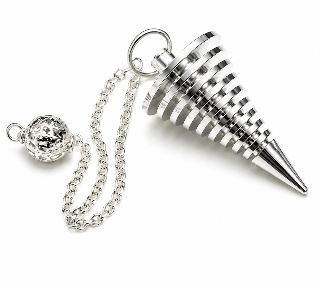 Silver Tone Precision Coil Pendulum