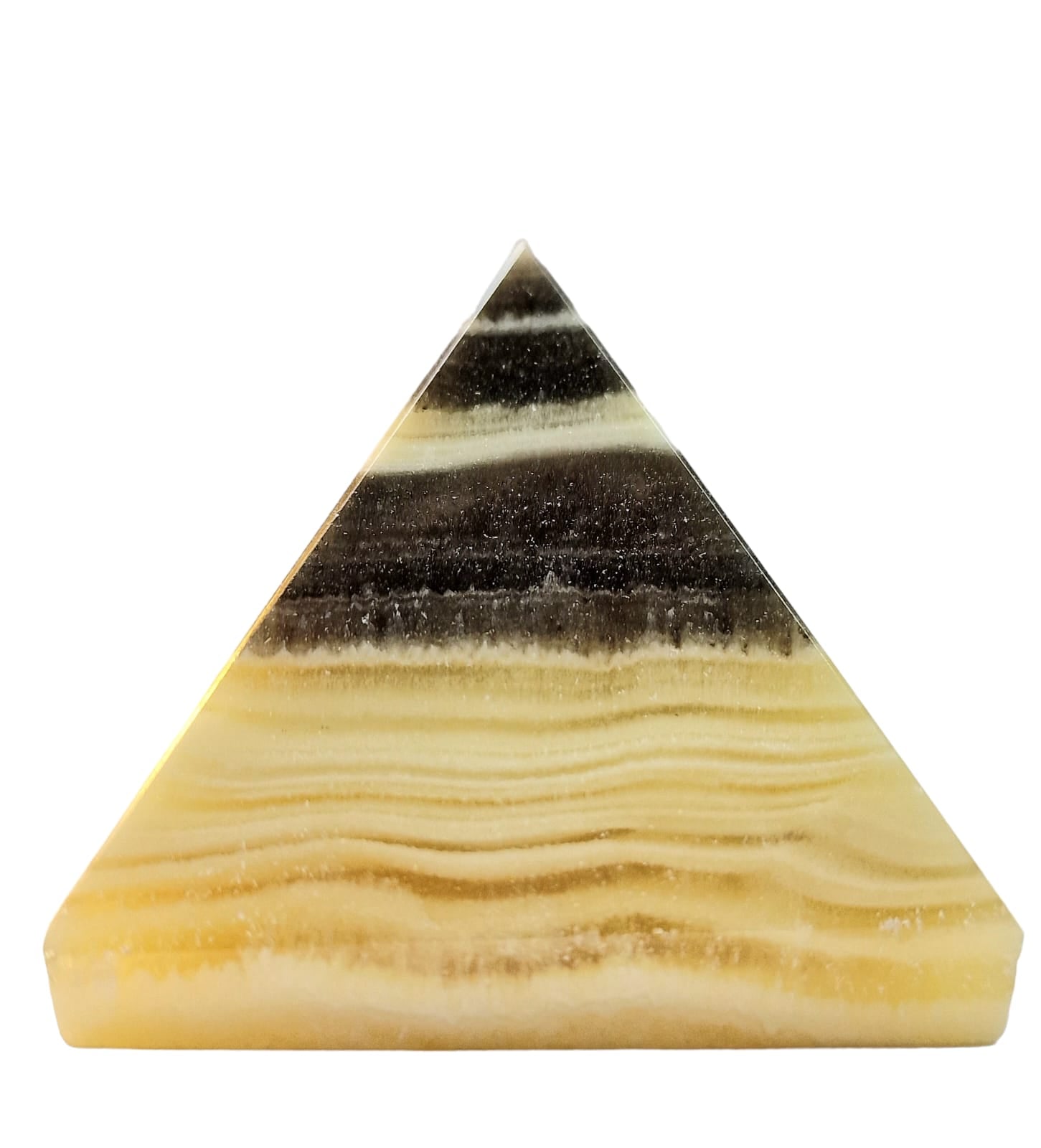 Zebra Calcite Pyramid