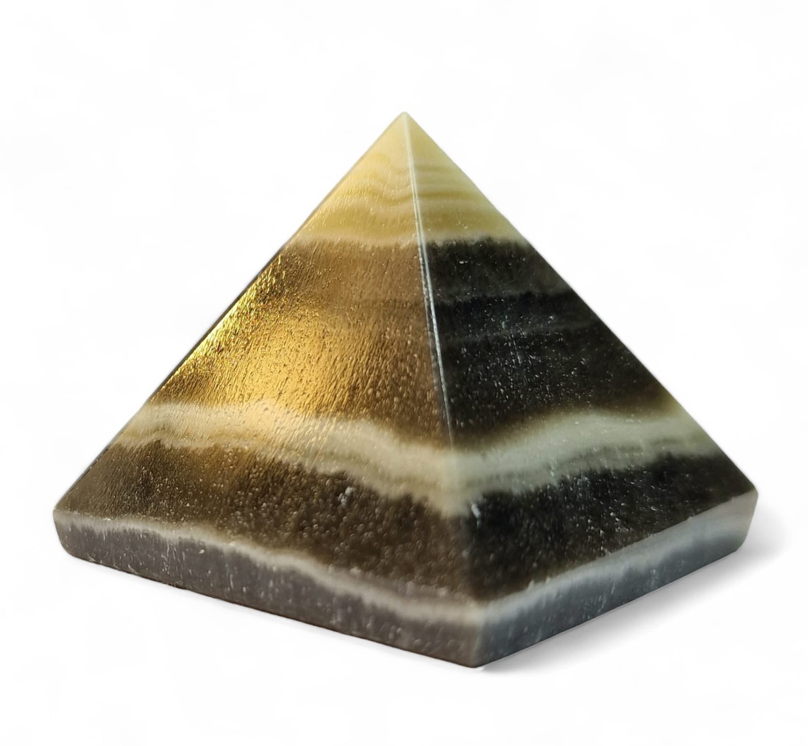 Zebra Calcite Pyramid