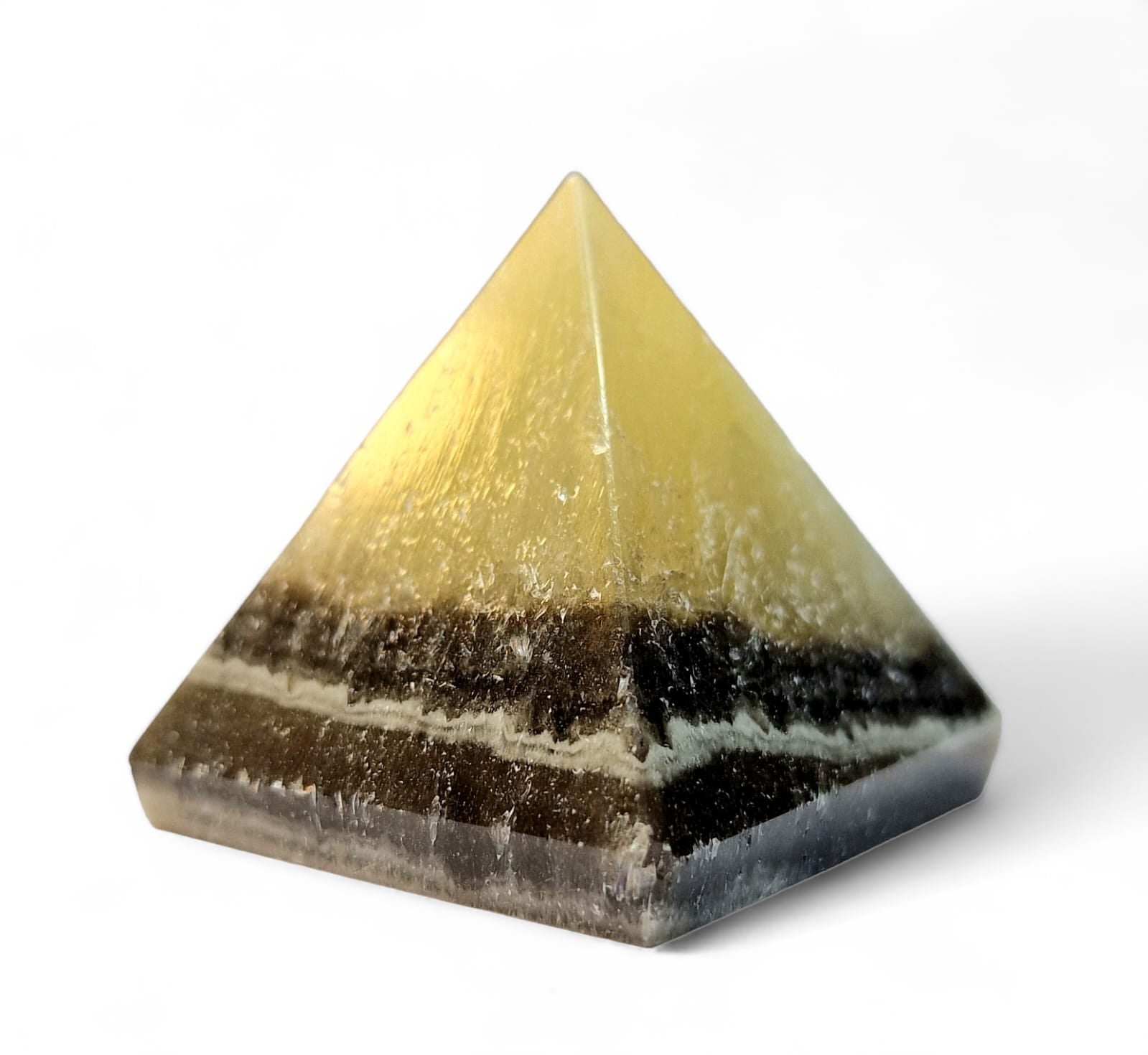 Zebra Calcite Pyramid