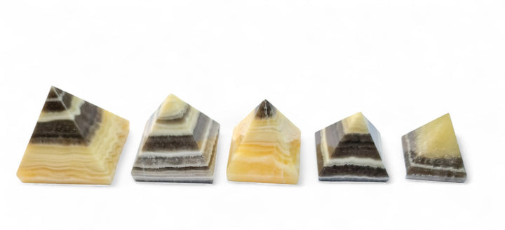 Zebra Calcite Pyramid